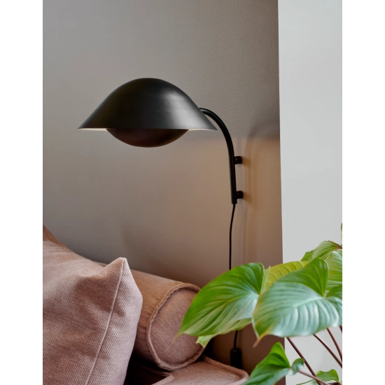 kinkiecik.pl Czarny kinkiet Freya - Nordlux, metalowy 2213101003